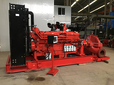 Pompe à Eau Diesel pour l'Assèchement Minier au Ghana